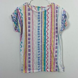 Vintage Abstract Pattern Shirt